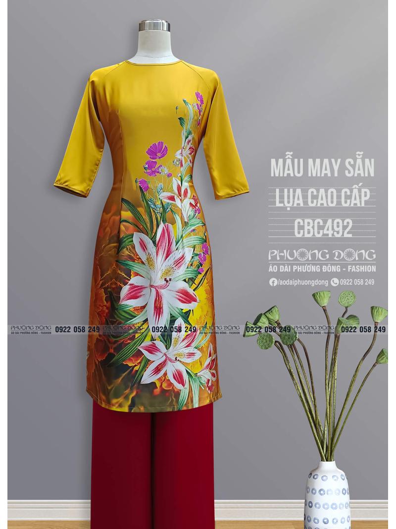 Áo Dài Cách Tân Lụa Cao Cấp CBC492